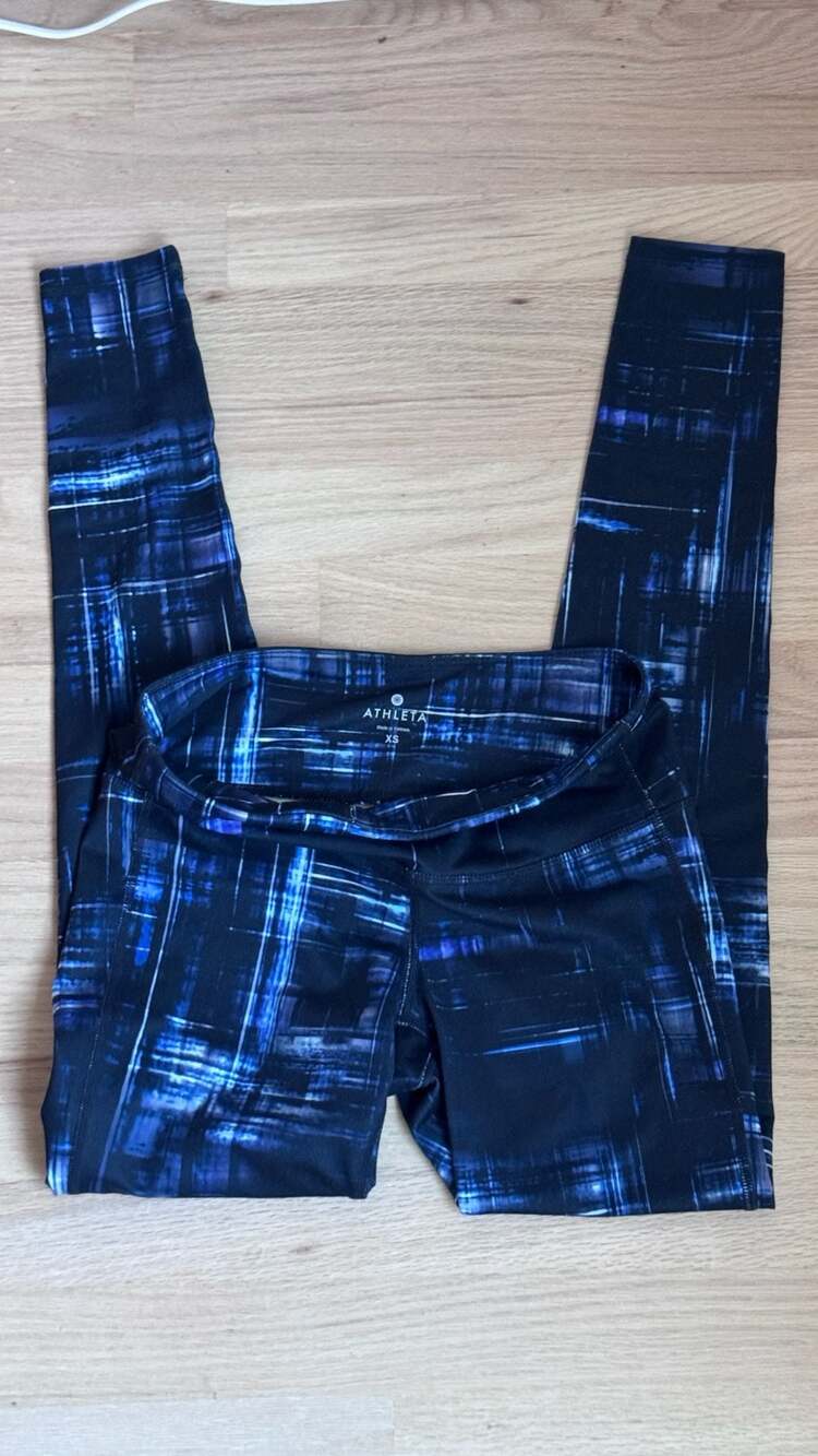 Athleta Abstract Print Leggings Size XS